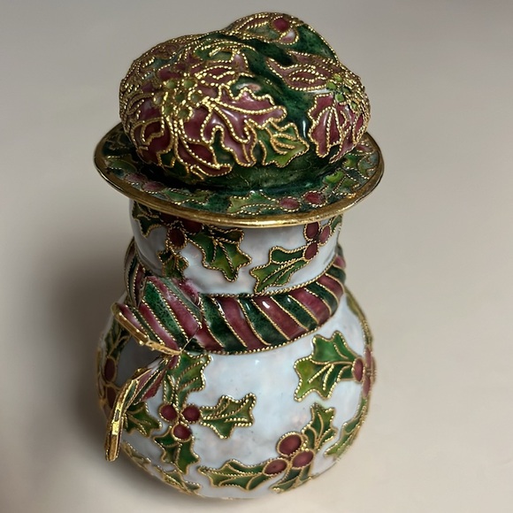 Cloisonné Snowman - Picture 7 of 12